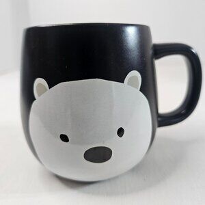 Indigo Polar Bear Beary Cute Mug Black Ceramic Coffee Cup